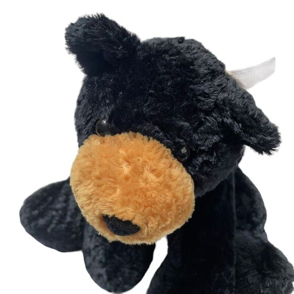 Vintage Mary Meyer Plush Black Bear Flip Flops Stuffed Animal Shower Nursery 14" - Picture 3 of 11